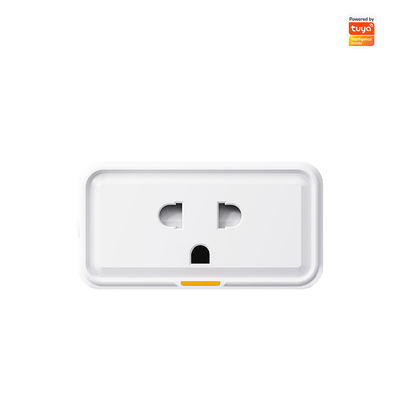 Tuya Smart WiFi Socket 16A Plug dengan Timing, Power Monitoring, Kompatibilitas Alexa & Google Home, Smart Life App untuk Smart Home