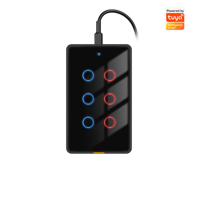 Tuya WiFi Wall Touch Switch Type C, Wireless RF433, dengan Timer dan Kontrol Suara, Kompatibel dengan Alexa, Google Home, dan Smart Home Apps