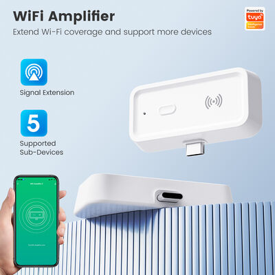 Tuya Smart Wifi Signal Amplifier Repeater Wireless Network Extender Wall Penetrator Mendukung Beberapa Perangkat