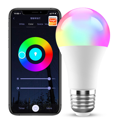 Harga yang bagus Tuya Bulb 10W E27 WiFi Light Bulb LED 1000LM RGB Lamp App Bekerja Dengan Alexa Google Home Dimmable Timer 110v 220v on line