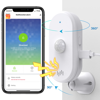 Harga yang bagus Tuya Smart Wifi Pir Motion Sensor Sistem Keamanan Rumah Detektor Alarm App Remote Control Timing Arming on line