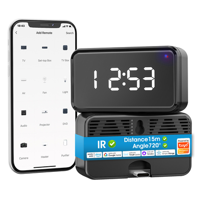Harga yang bagus Wifi Infrared Remote Control Dengan Time Display Fan TV Dvd Voice Alexa Dan Google Tuya IR kontrol Smart Home on line