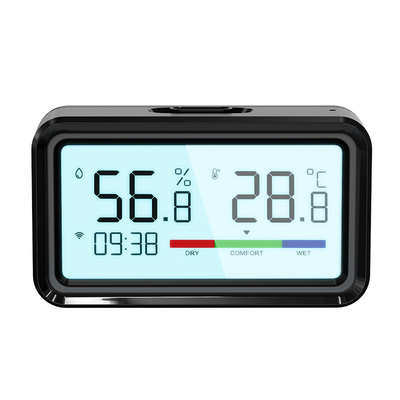 Harga yang bagus Tuya ZigBee Hygrometer and Thermometer Sensor, Wireless Remote Monitoring via App, Kompatibel dengan Alexa dan Google Home untuk Smart Home Automation on line