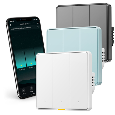 Harga yang bagus Tuya WiFi RF433 Smart Wall Switch, 110-250V, Tidak Perlu Kabel Netral, Kontrol Suara dengan Alexa, Google Home, Tmall Genie, dan Fitur Waktu Aplikasi on line