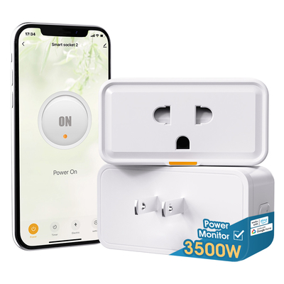 Harga yang bagus Tuya Smart Plug 16A WiFi Socket dengan Timing Power Monitor dan Alexa Google Home Smart Life Integrasi untuk Smart Home Automation on line