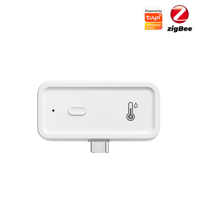 Harga yang bagus Tuya Zigbee WiFi Smart Humidity and Temperature Monitor, Wireless Hygrometer Thermometer untuk penggunaan dalam ruangan, Kompatibel dengan Alexa dan Google Assistant on line