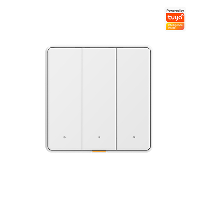 Harga yang bagus Tuya WIFI RF433 Smart Wall Light Button Push Switch 110-250v Tidak ada kabel netral Single Fire Timing Voice App Tmall Genie, Alexa, Google Home on line