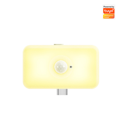 Harga yang bagus Tuya WIFI PIR Motion Sensor Sensing Human Body Smart LED Night Light Detection App Voice Works With Alexa Google Home Cocok untuk kamar tidur, dapur, tangga, dan koridor on line