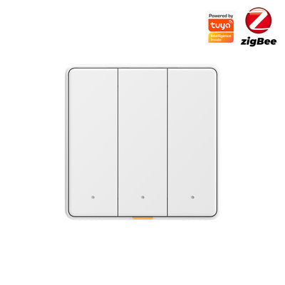 Harga yang bagus Zigbee Smart Switch tidak memerlukan kapasitor Dengan Timing Voice App Alexa Google Home No Neutral Tuya Wall Light Button Switch on line