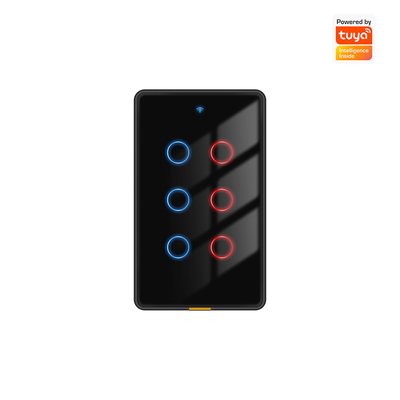 Harga yang bagus Tuya Smart WiFi 6 Gang Light Switch Tanpa Kabel Netral, Waktu, Kontrol Suara, RF433, Kompatibel Alexa & Google Home on line