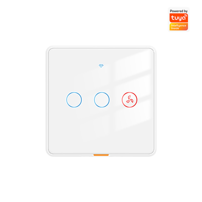 Harga yang bagus Tuya Fan Switch Timer Control Voice No Neutral Wire Required Wall Smart WiFi RF433 dan Pendant Light Switch on line