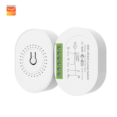 Harga yang bagus SMATRUL Tuya WiFi RF433 Smart Curtain Switch Module, Dirancang untuk Roller Shutters Listrik, Bekerja untuk Alexa dan Google Home on line