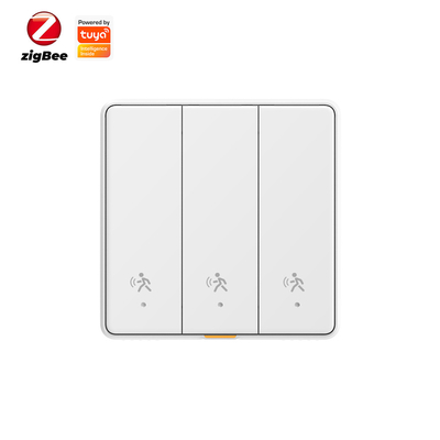 Harga yang bagus Tuya Zigbee Radar Sensor Sensor Sakelar No Netral Smart Home Eu Wall Light Button Off Tidak Ada Aplikasi Waktu Kapasitor on line